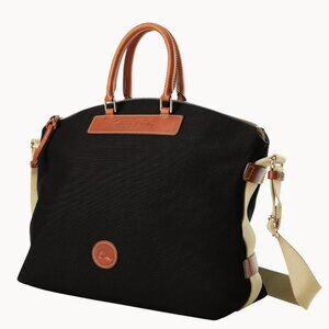 Black and Tan Women's Tote Bag by